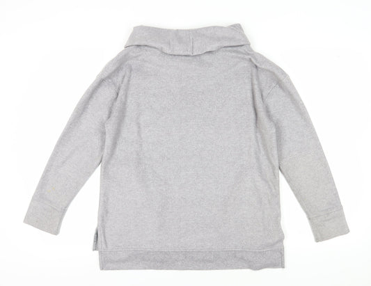 Capsule Active Women's Grey Cowl Neck Sweatshirt Size 12
