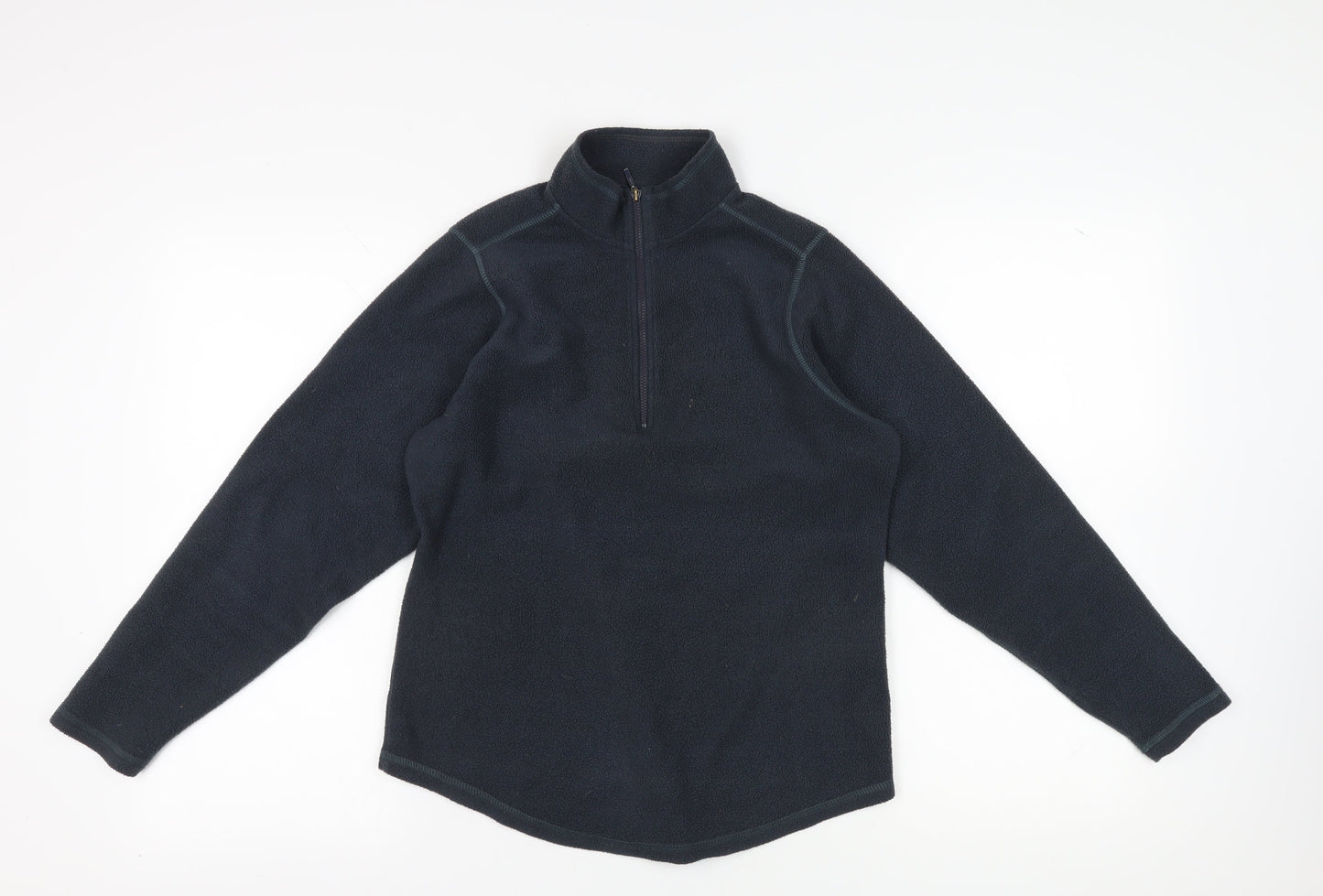 Rohan Women's Black Henley Sweatshirt, Small, Fleece, Autumn Wear