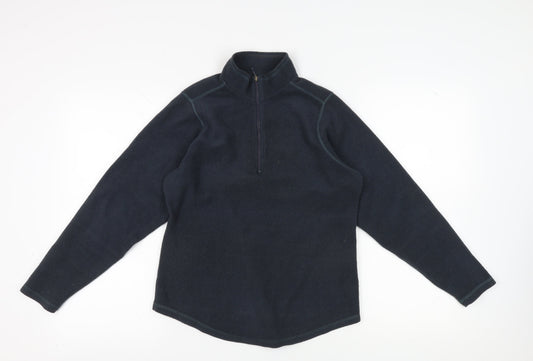 Rohan Women's Black Henley Sweatshirt, Small, Fleece, Autumn Wear