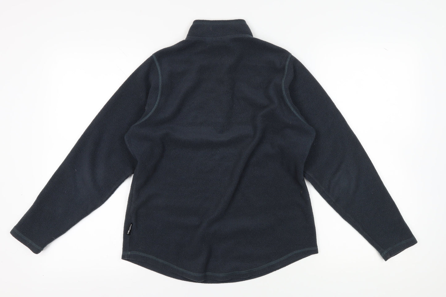 Rohan Women's Black Henley Sweatshirt, Small, Fleece, Autumn Wear