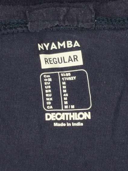 Decathlon Unisex Blue T-Shirt, M, Casual, Breathable