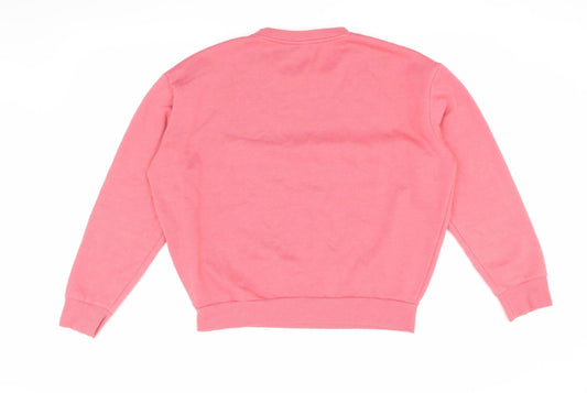 Disney Women's Pink Minnie Mouse Sweatshirt - Size S