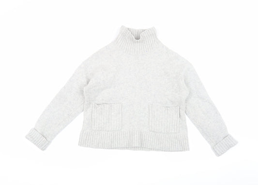 Hobbs Women's Ivory Wool Pullover Jumper M