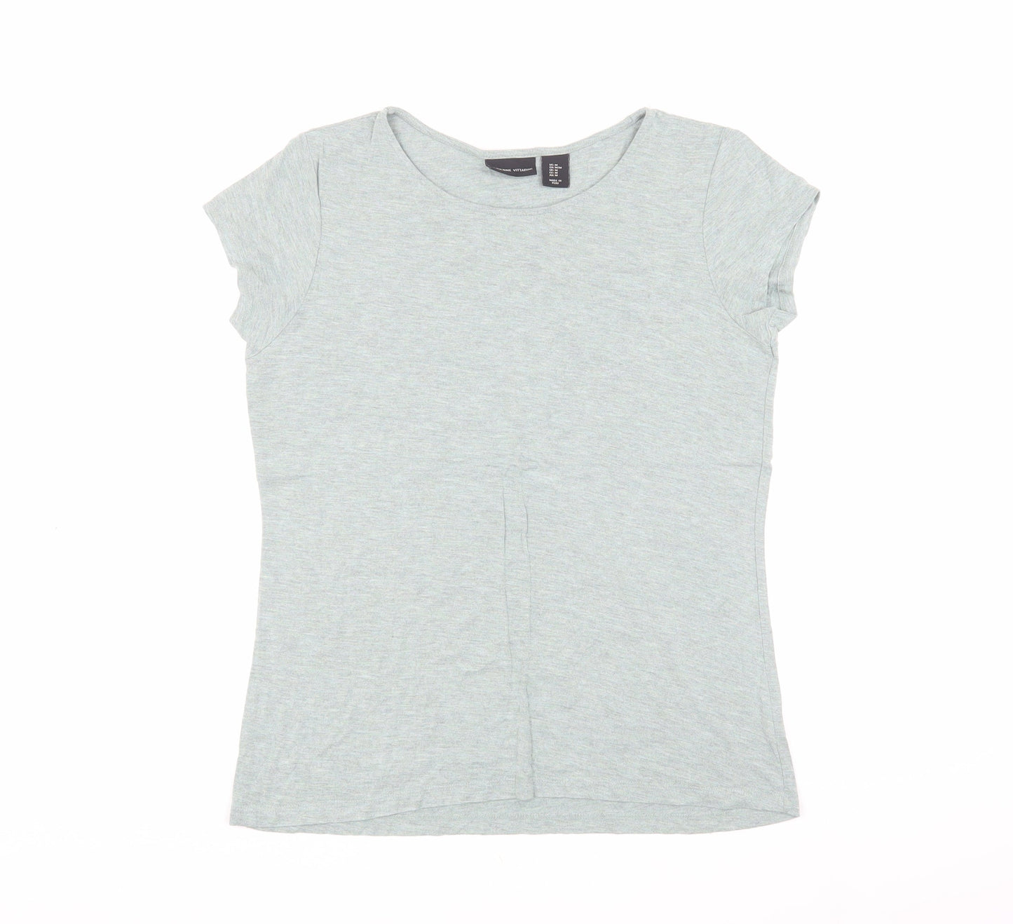 Adrienne Vittadini Women's Green M Basic T-Shirt