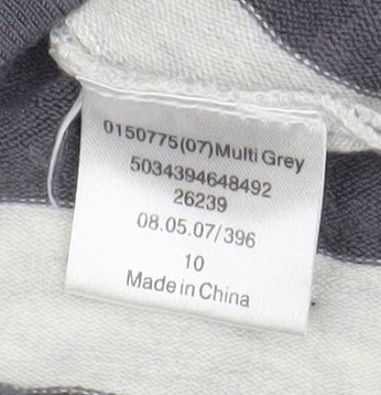 Jane Norman Women’s Grey Bodycon Dress Size 10
