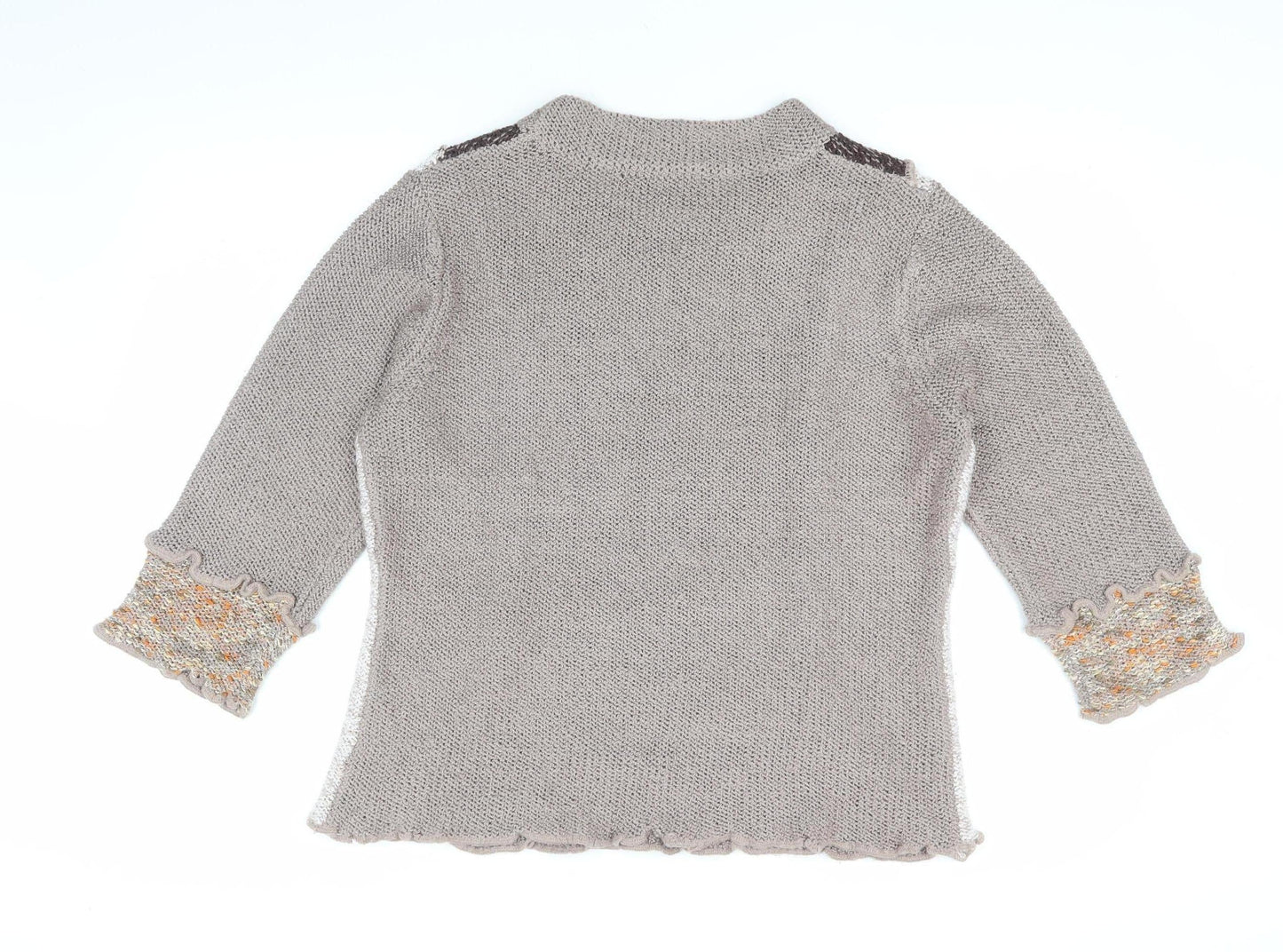 Stephen Women's Brown Pullover Jumper L/XL
