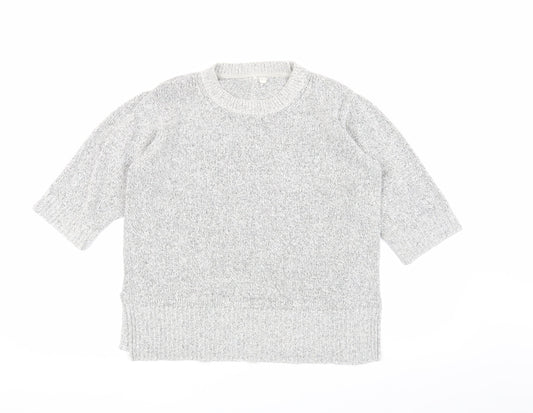 White Stuff Grey Women's Knit Jumper Size 10