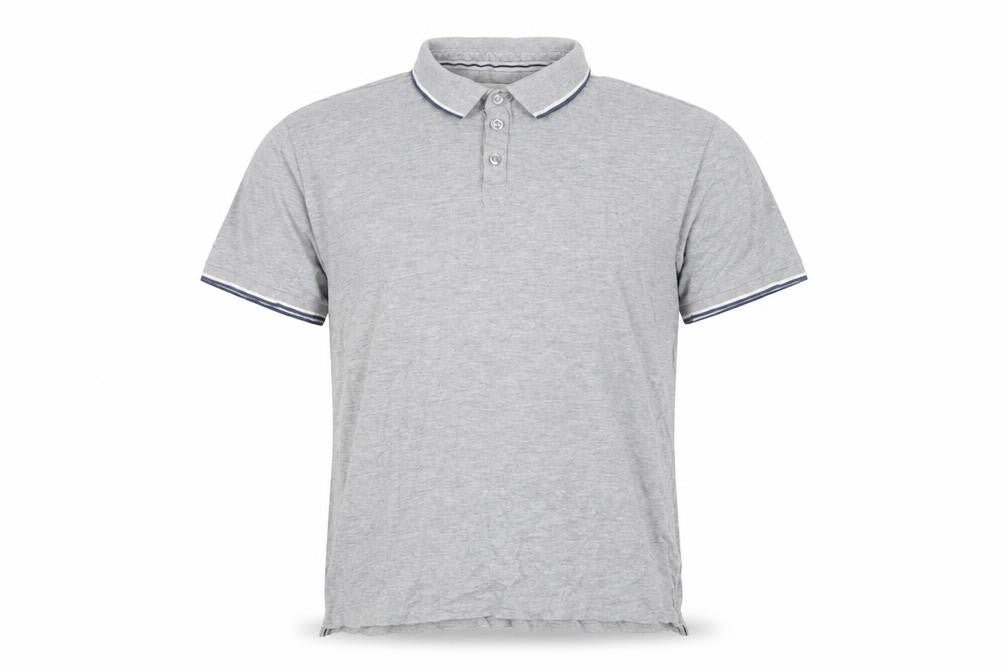Kangaroo Poo Men's Grey Medium Polo Shirt