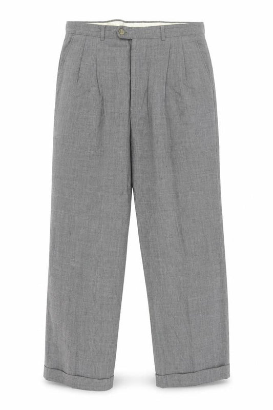 Jaeger Men's Grey Pleated Dress Pants XL