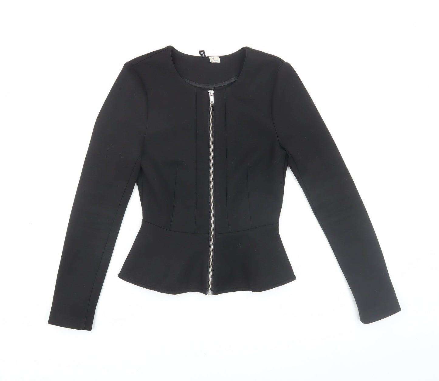 H&M Women's Black Basic Blouse Size 6 Regular