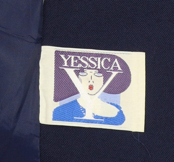 Yessica Women's Blue Long Overcoat Size 12