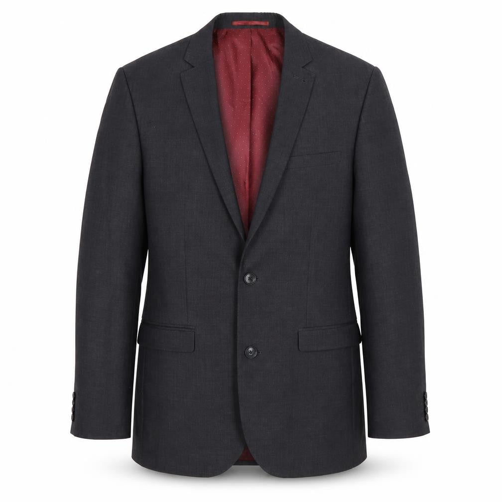 Next Men's Black Blazer 40 Regular Two-Button Wool