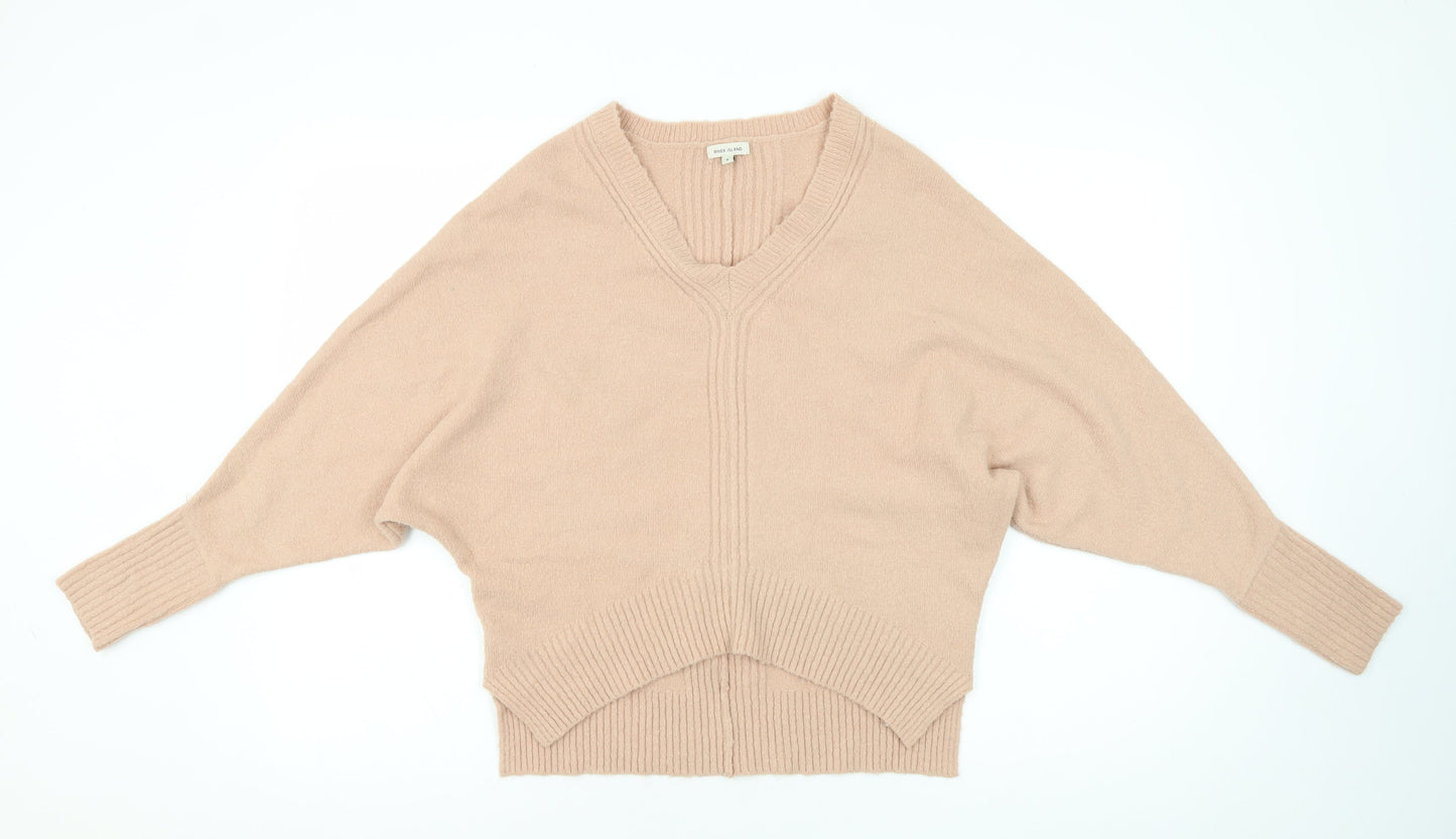 River Island Women Beige Pullover Jumper Size 6