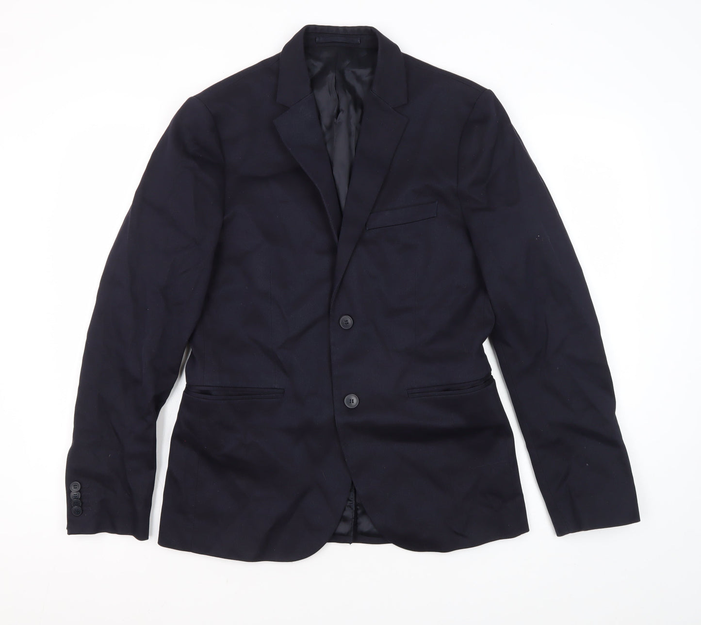 H&M Men's Black Slim Blazer Size 38R
