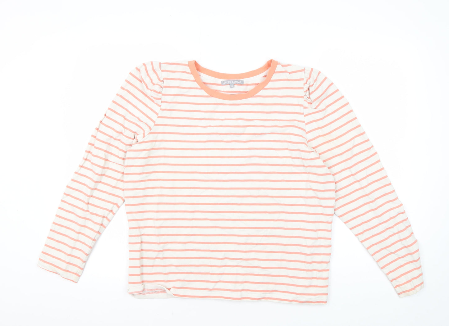 Oliver Bonas Women's Striped Jersey T-Shirt Size 12