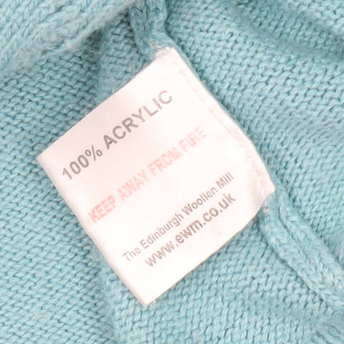 Isle Essentials Men's Blue Pullover Jumper L