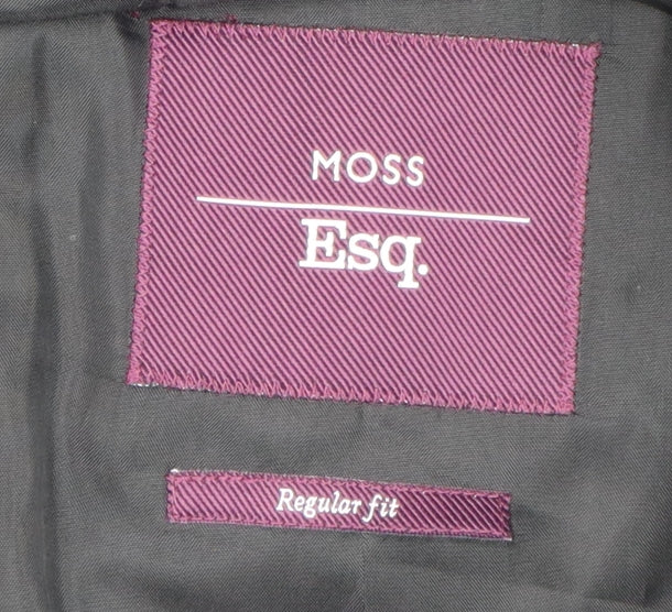 Moss Esq. Men's Black Suit Jacket Size 40S