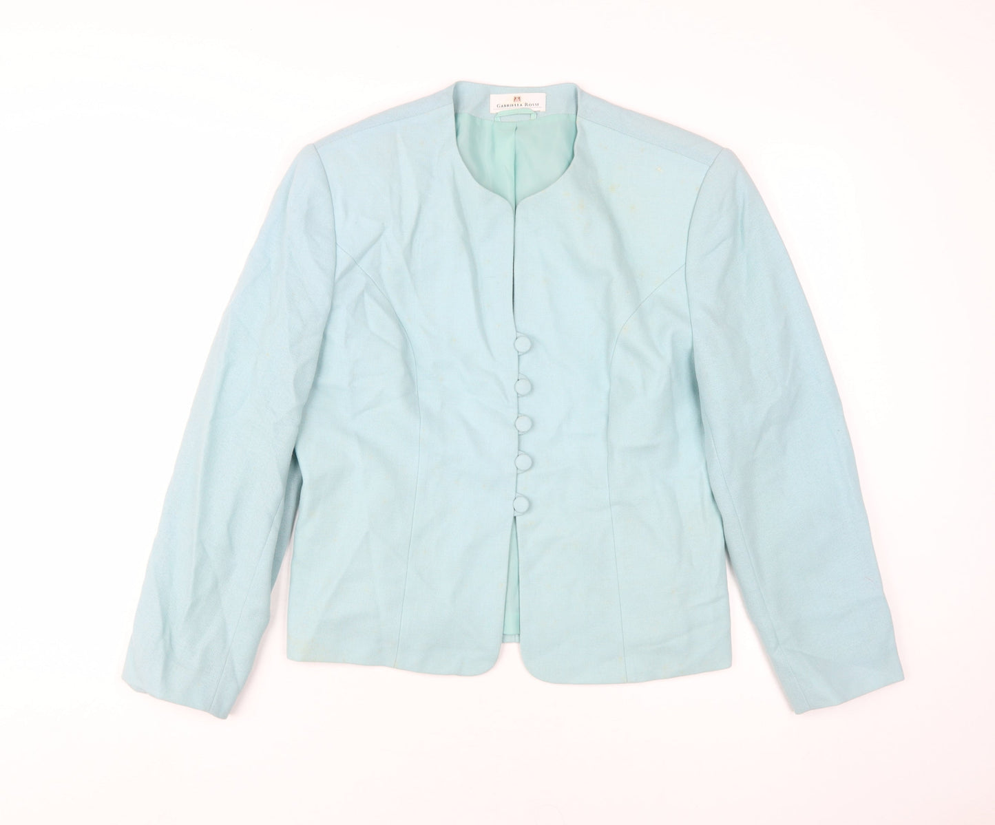 Gabriella Rossi Women's Blue Formal Jacket Size 14