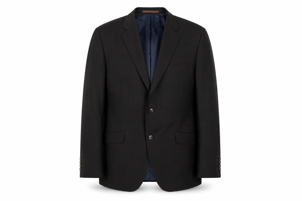 Marks and Spencer Men's Brown Blazer 42R, Two-Button, Single-Vent