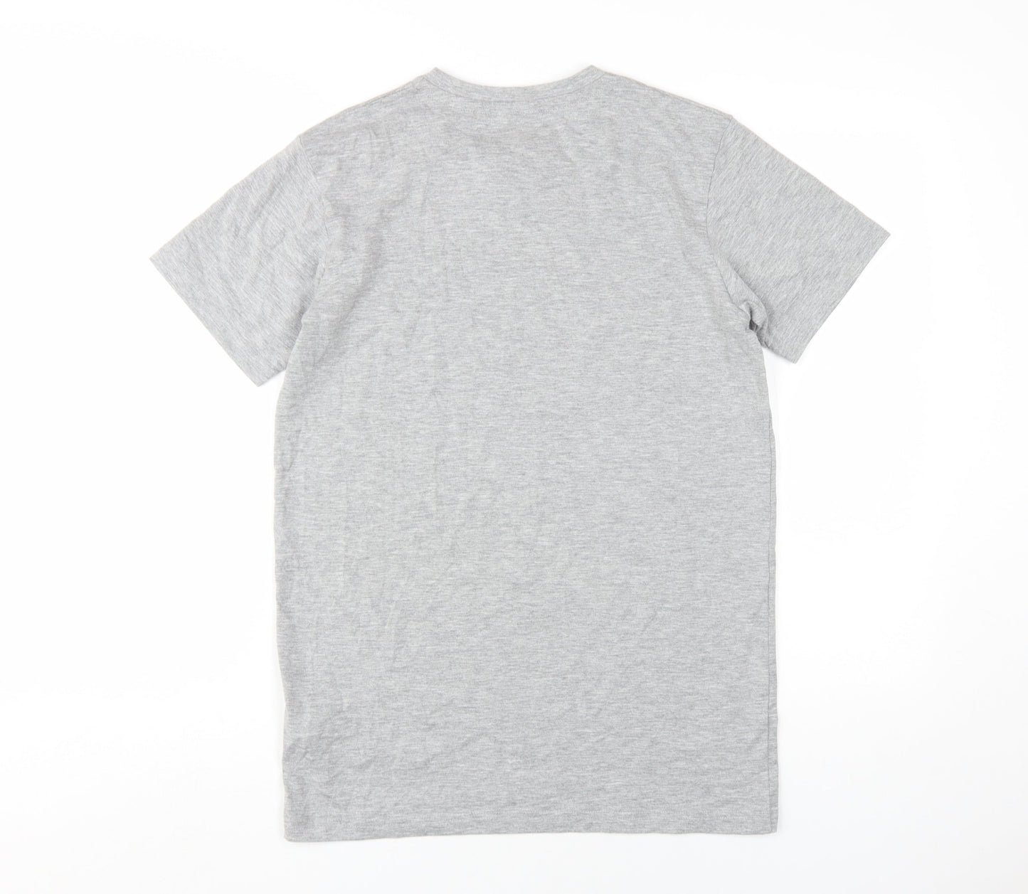 Intense Men's Grey Short Sleeve T-Shirt - Size S