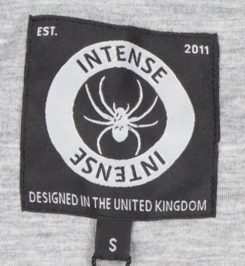 Intense Men's Grey Short Sleeve T-Shirt - Size S