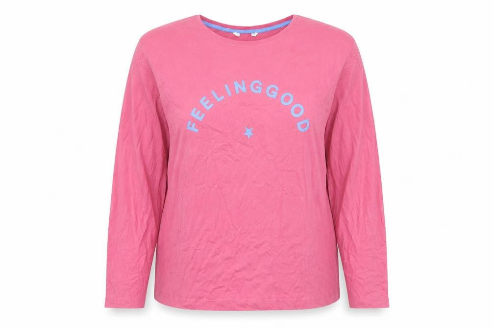 Marks and Spencer Women's Pink XL Long Sleeve T-Shirt