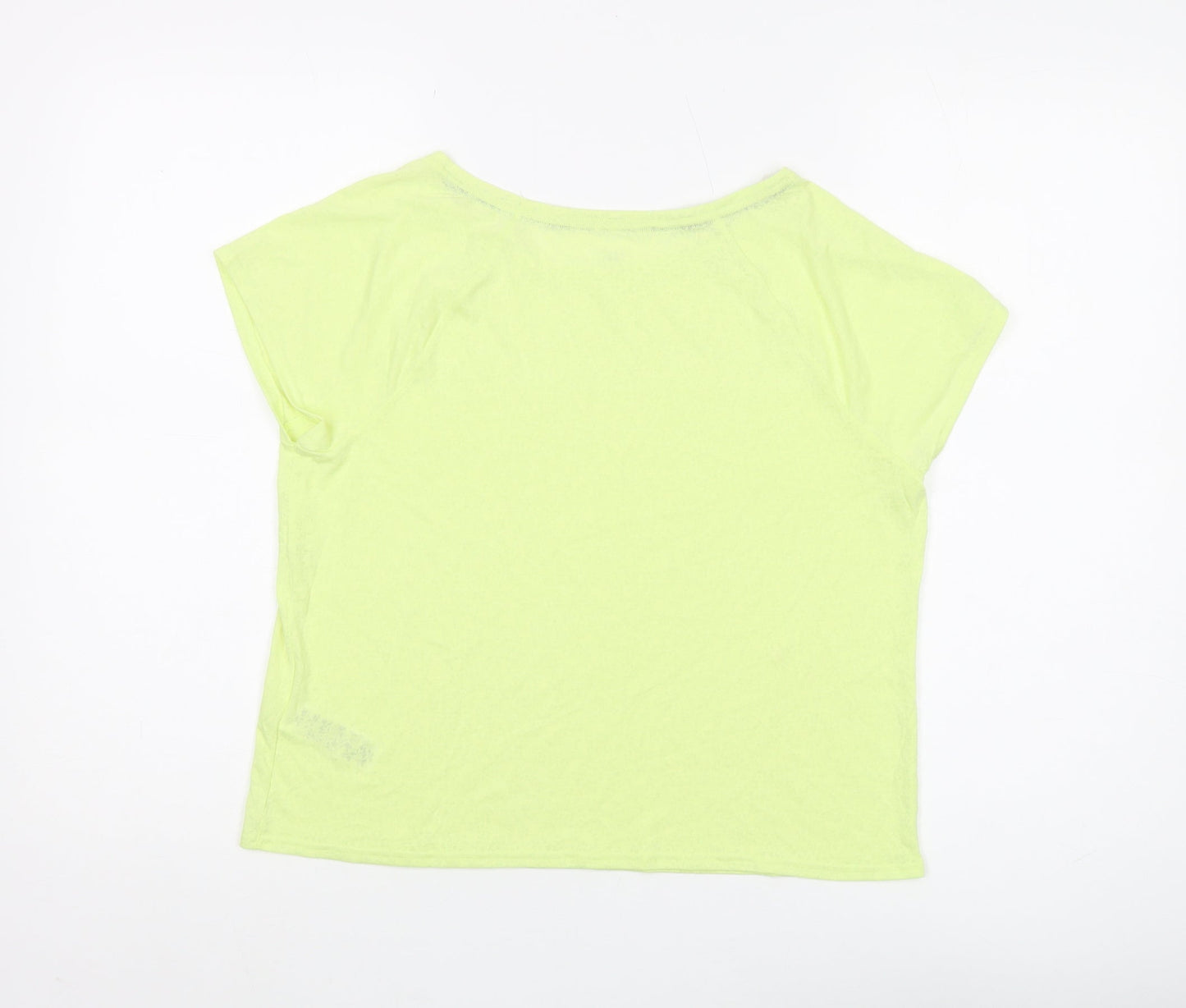 Marks and Spencer Women's Yellow T-Shirt