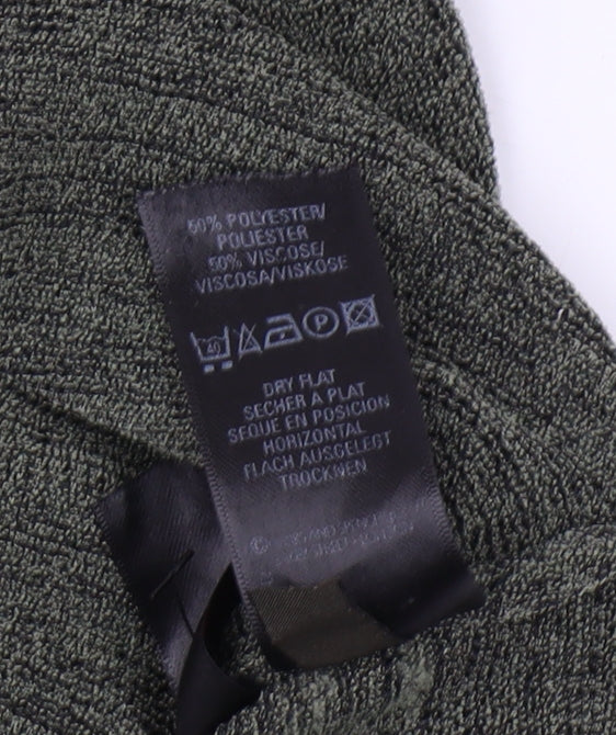 Marks and Spencer Women's Green V-Neck Pullover Jumper