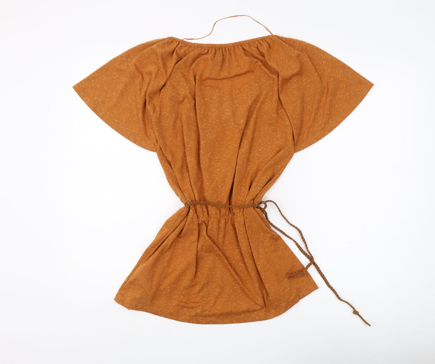 Zara Women’s Brown Tunic Blouse, Size 12, Summer Casual