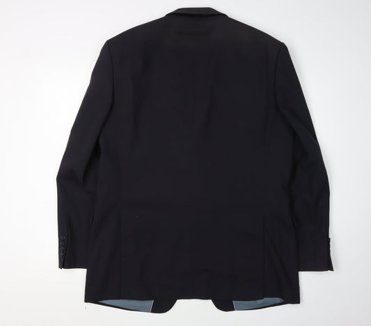 Marks & Spencer Men's Navy Suit Jacket Regular Fit 42R