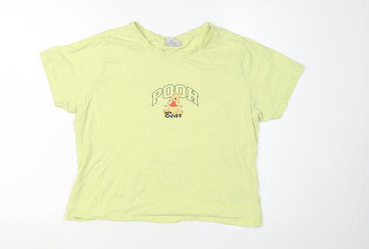 Disney Women's Yellow XL Cartoon T-Shirt