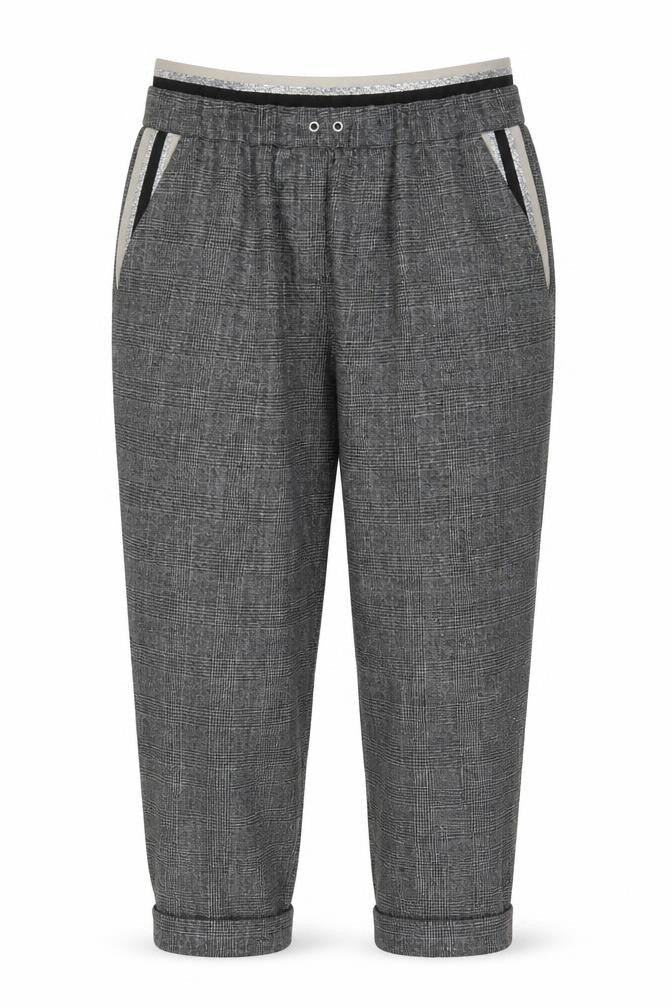 Marc Aurel Women's Grey Cropped Trousers Size 10