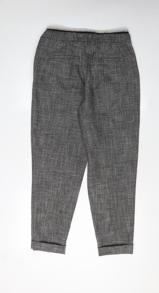Marc Aurel Women's Grey Cropped Trousers Size 10