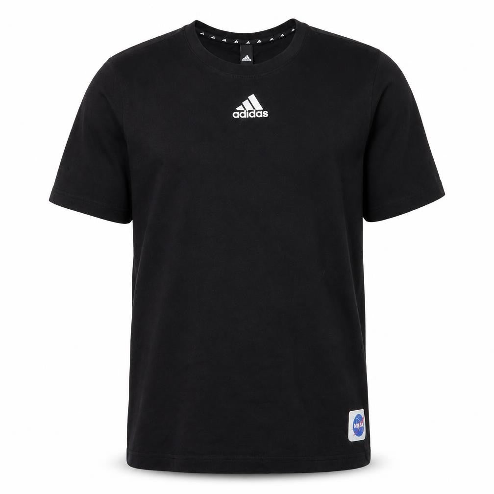 Mens UK Size L adidas Black  Cotton Blend T-Shirt
