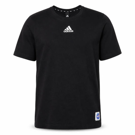 Mens UK Size L adidas Black  Cotton Blend T-Shirt