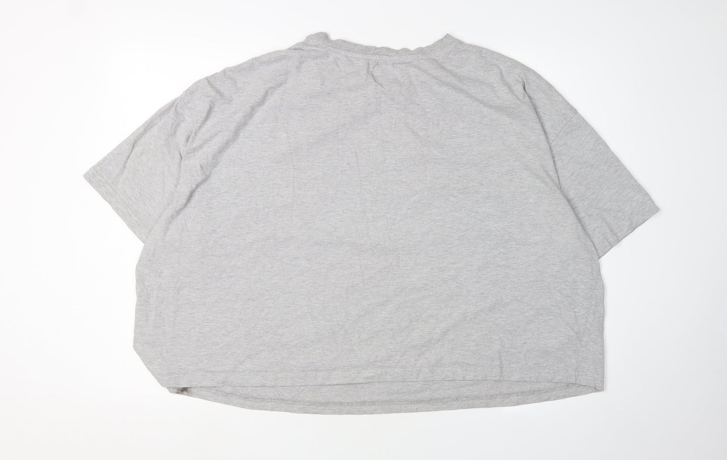 Disney Unisex Grey Mickey Mouse Cartoon T-Shirt 2XL