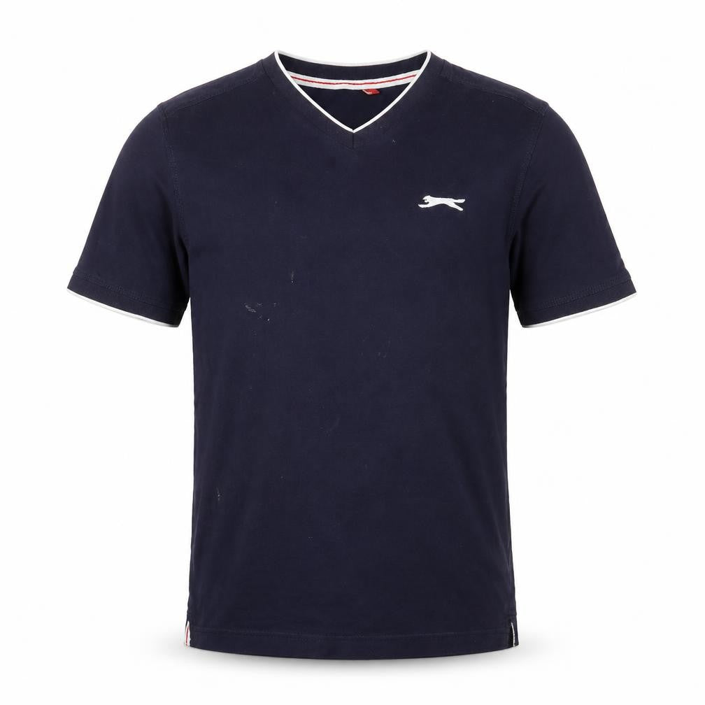 Mens UK Size S Slazenger Blue  Cotton T-Shirt