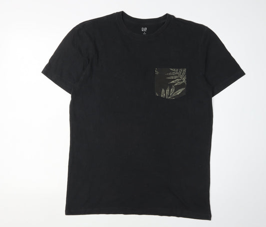 GAP Men's Black Crew Neck T-Shirt M