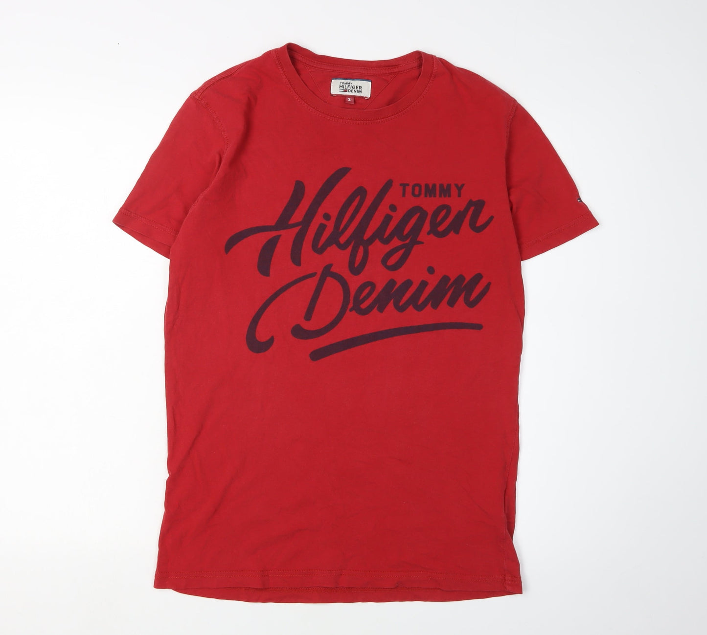 Tommy Hilfiger Men’s Red Graphic T-Shirt S