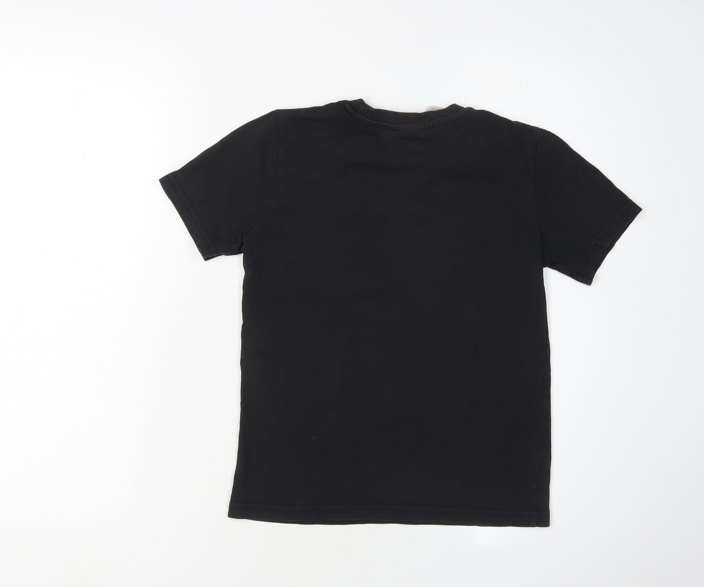 Adidas Boys Black Logo T-Shirt 9-10 Years Regular Fit