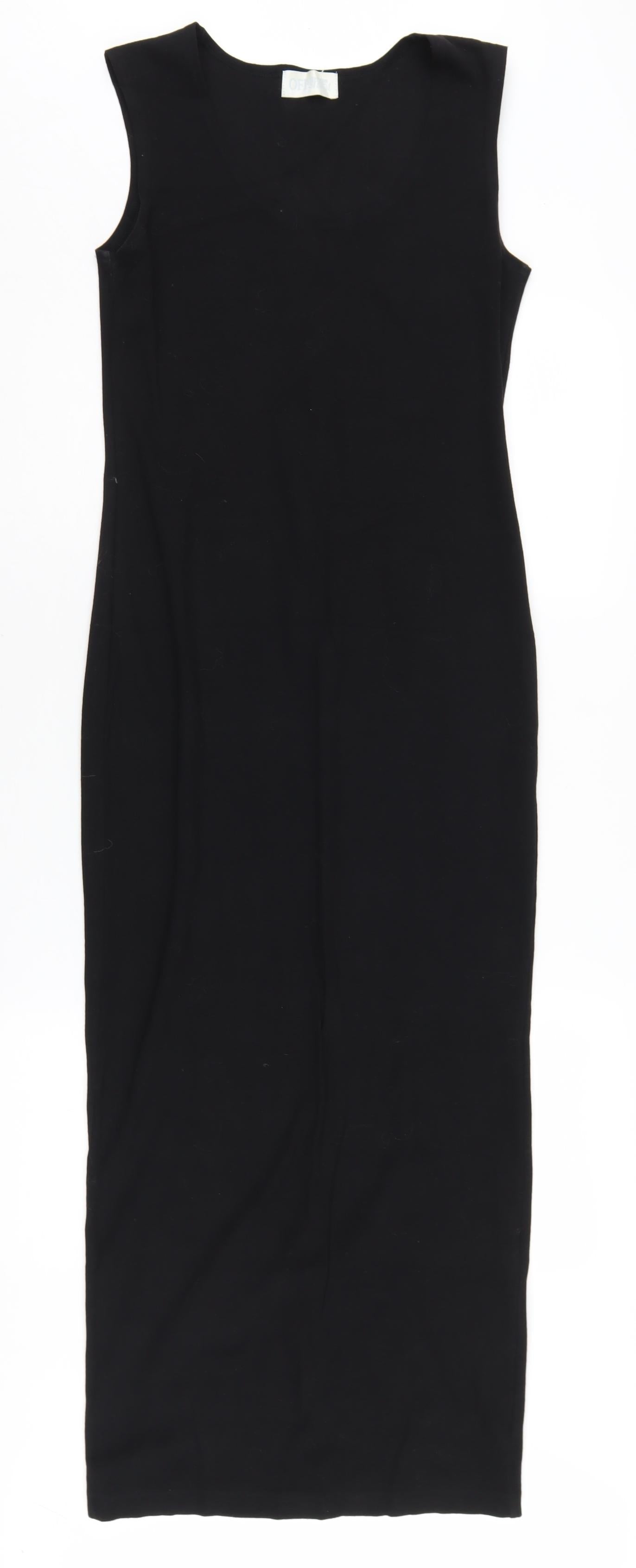 OFFshoot Women's Black Long Sheath Dress S