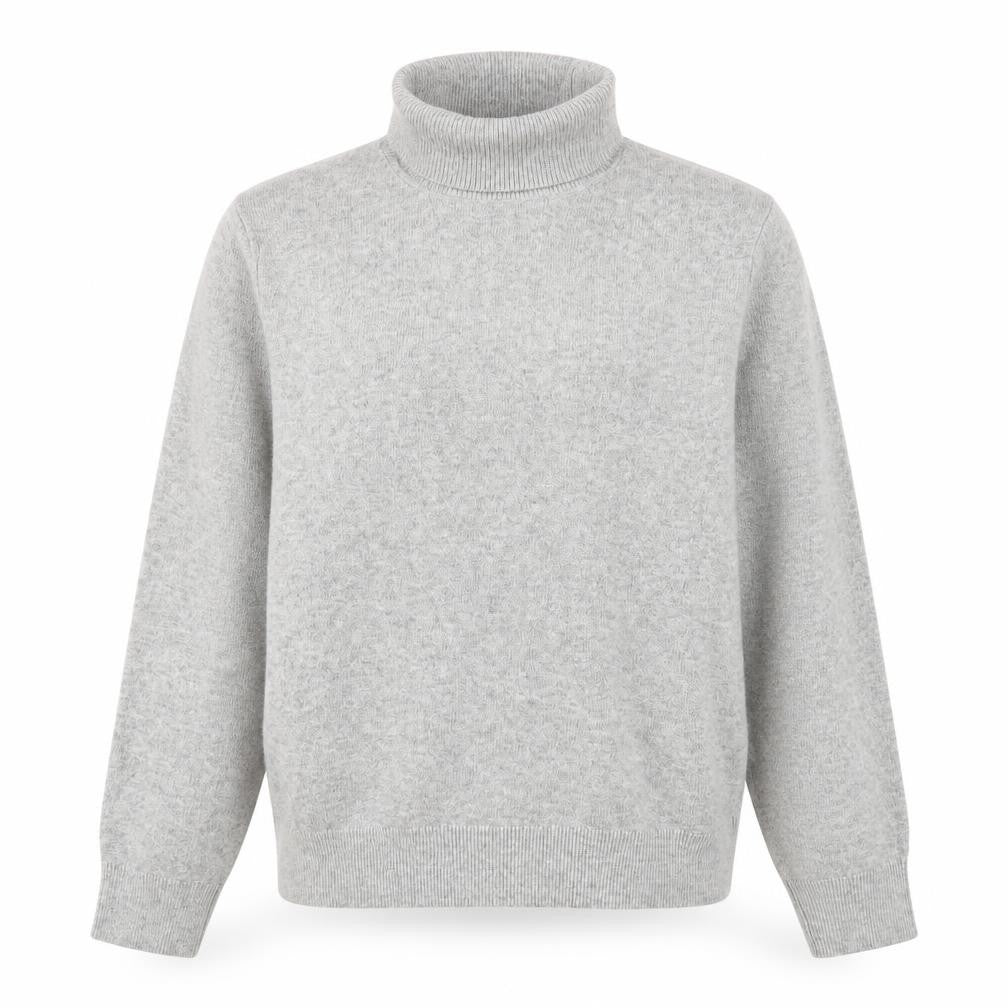 Marks and Spencer Women's Grey Roll Neck Jumper S