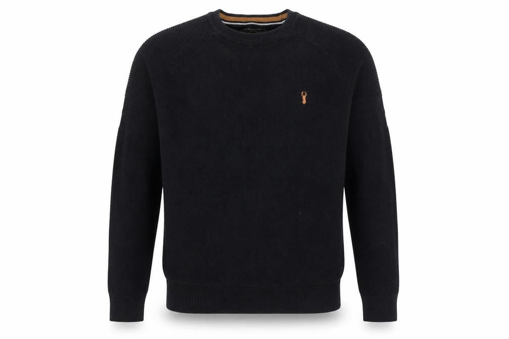 Next Men's Black Pullover Jumper, M, Logo