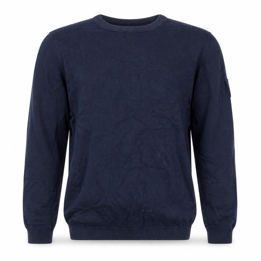 Jack & Jones Men's Blue Cotton Pullover Jumper M