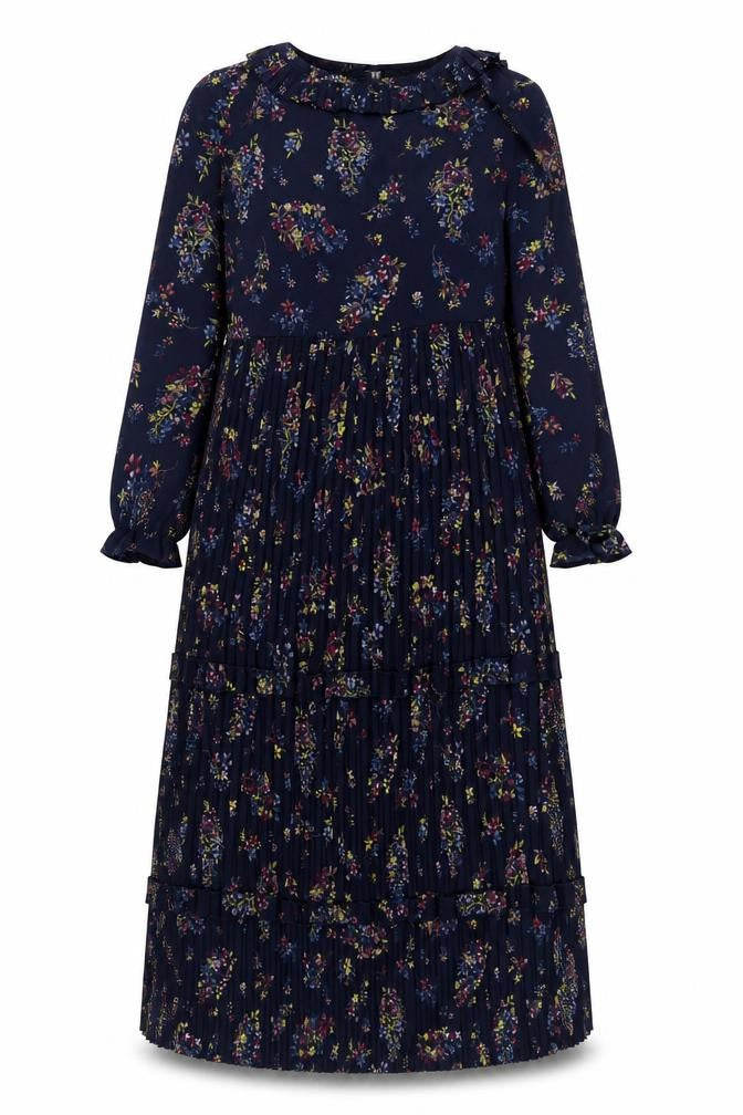 Front view of Only Women's Multicoloured Floral Midi Dress 10