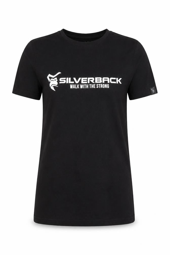 Silverback Womens Black XS Cotton T-Shirt