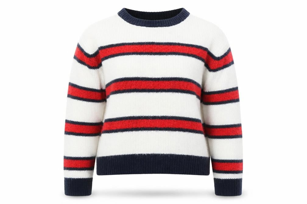 Civico Women's Multicolour Striped Pullover Jumper