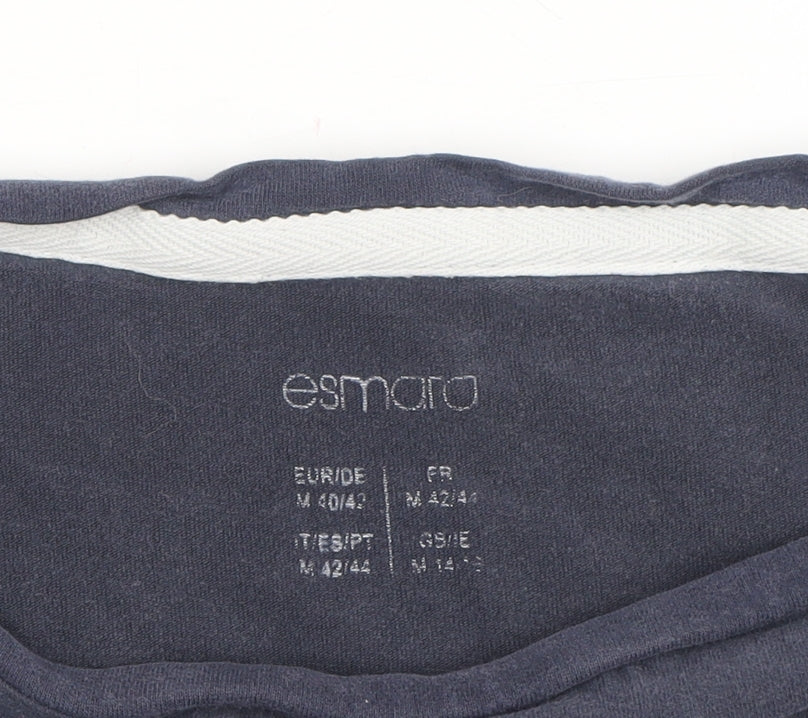 Esmara Women's Blue Striped T-Shirt Size 12