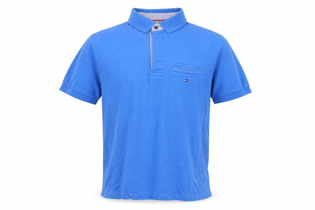 Tommy Hilfiger Men's Blue Cotton Polo M