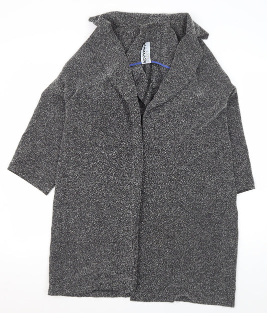 Katka Rosanna Women's Grey Mid-Length Coat XS